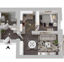 zwei Zimmer Wohnung mit Balkon in Mariental EBK kann übernommen werden