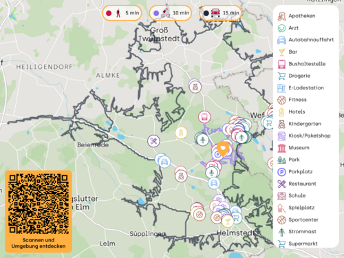 Lageplan-Dahlienplatz, Mariental-Kartenausschnitte (1) (1) - 2 Zimmer Etagenwohnung in Mariental