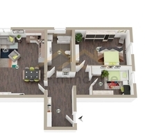 charmante Erdgeschosswohnung 3-Zimmer Balkon, Einbauküche - Mariental Helmstedt - Grasleben