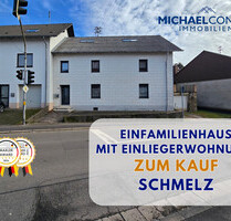 Modernisiertes Einfamilienhaus mit Einliegerwohnung Schmelz zentral