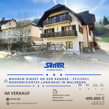 FB Malsburg Schlachter.png - Wohnen direkt an der Kander - Stilvoll modernisiertes Landhaus in Malsburg