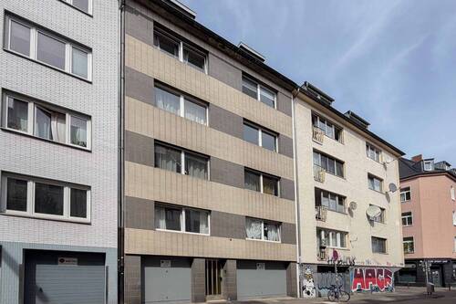 Außenansicht - Attraktive Dachgeschosswohnung in Bestlage von Köln - zwischen Mediapark und Eigelstein mit Domblick