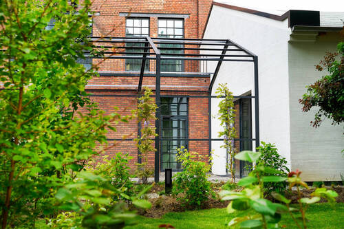 Produktionshalle. Wintergartenvorbau - 