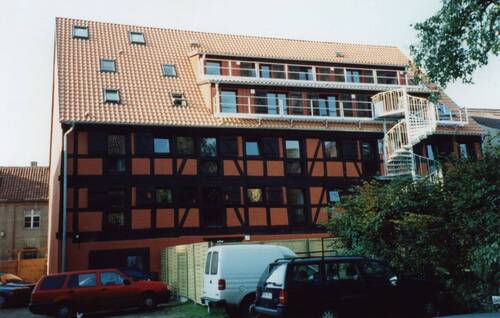 Hofansicht - andere Wohnungstypen zur Miete in Greifswald