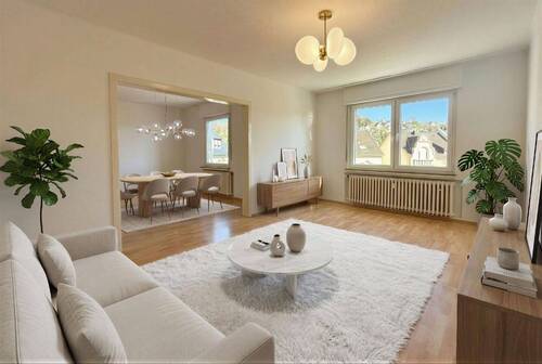 Wohnen-Essen OG mit Ki möbliert - 9 Zimmer Mehrfamilienhaus, Wohnhaus zum Kaufen in Linz