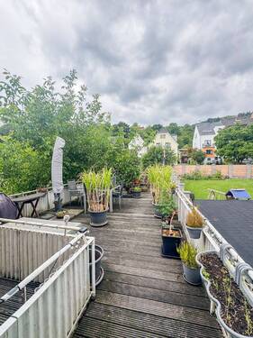 Terrasse am Obergeschoss - 