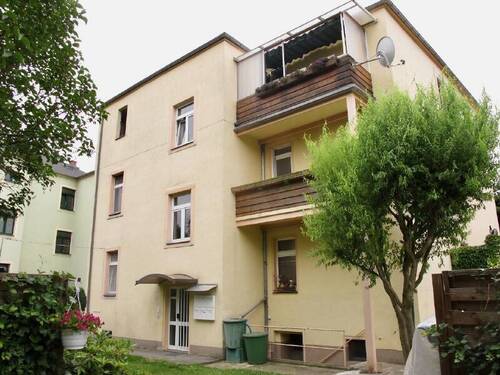 Ansicht Gartenseite - Gut geschnittene Wohnung mit großem Balkon!