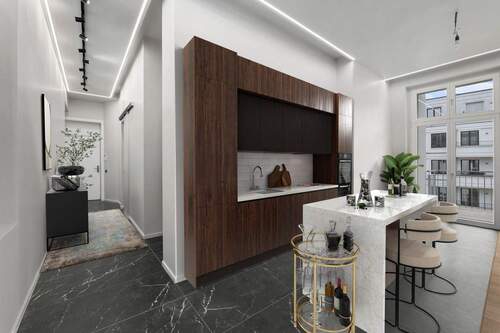 Einrichtungsbeispiel - Exklusive 3-Zimmer-Wohnung Konstanzer Straße - Luxuriös saniert & lichtdurchflutet