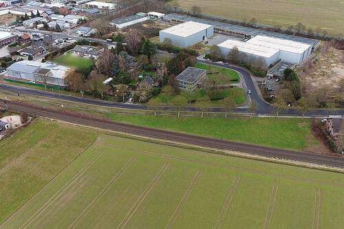 Luftaufnahme Rückansicht - Grundstück zum Kaufen in Kerken