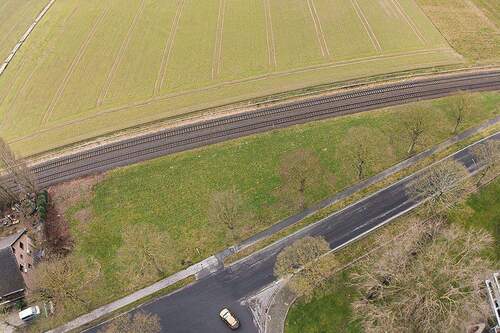 Vogelperspektive - Grundstück in Kerken