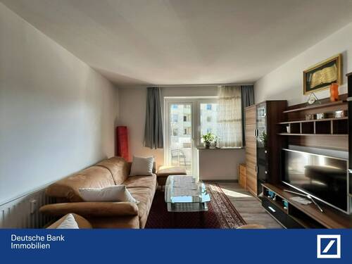 Wohnzimmer - Wohnen in Citylage! Moderne Zwei-Zimmer-Wohnung direkt an der Geeste