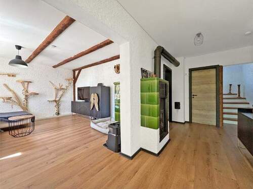 Kachelofen, Wohnzimmer - 