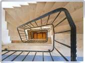 Treppenhaus mit Marmortreppe - 