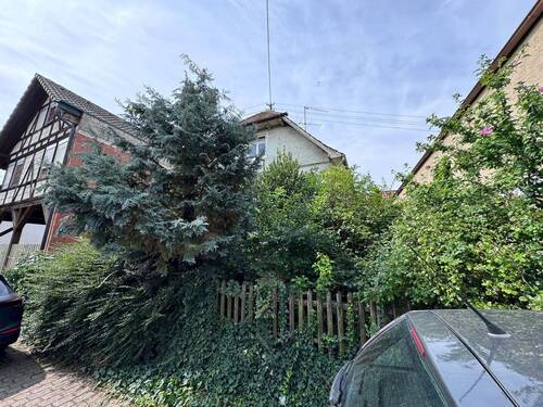 Haus Straßenansicht - 4 Zimmer Einfamilienhaus in Meißenheim