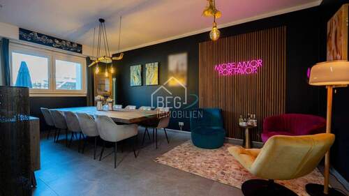 Lounge/Essbereich - 3 Zimmer Etagenwohnung in Schwäbisch Gmünd