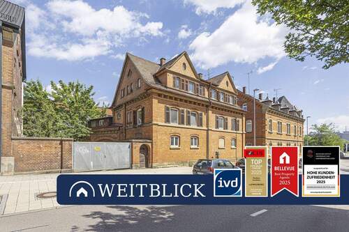 Außenansicht - WEITBLICK: Genehmigtes Sanierungsprojekt inmitten von Ludwigsburg!