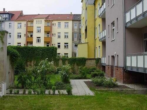 Hofansicht - 2 Zimmer Etagenwohnung in Eilenburg