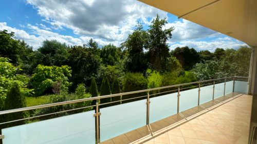 Aussicht Balkon - 4,5 Zimmer Wohnung im Grünen - großzügig, ruhig, naturnah