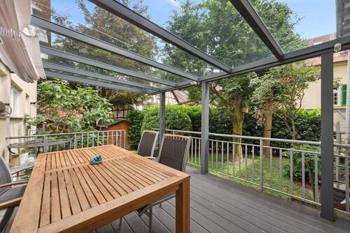 Terrasse - 8 Zimmer Mehrfamilienhaus, Wohnhaus zum Kaufen in Oberstenfeld