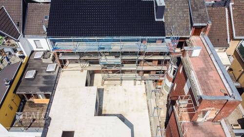 Luftaufnahme - 1 Zimmer Mehrfamilienhaus, Wohnhaus in Eschweiler