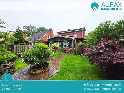 Außenansicht (Gartenseite) - 5 Zimmer Reihenmittelhaus in Aurich