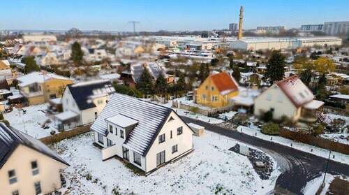 LuftbildMuskknips - Doppelhaushälfte mit 127,00 m&sup2; in Rostock zum Kaufen