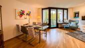 Essbereich/Wohnzimmer - 3 Zimmer Etagenwohnung zum Kaufen in München