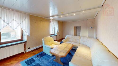 EG Wohnzimmer (2) - Reihenendhaus mit 136,00 m&sup2; in Merzig / Besseringen zum Kaufen