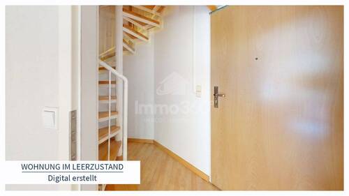Wohnung im Leerzustand - 