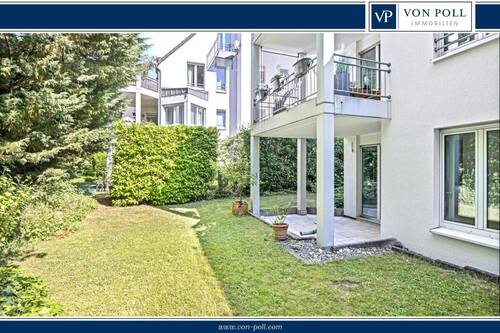 Titelbild Balken - Wohlfühl-Erdgeschosswohnung mit Garten und Terrasse in sehr guter Lage