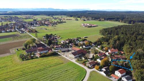 Luftaufnahme - 5 Zimmer Doppelhaushälfte zum Kaufen in Sauerlach
