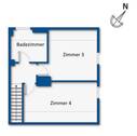 Grundrissskizze Dachgeschoss - 
