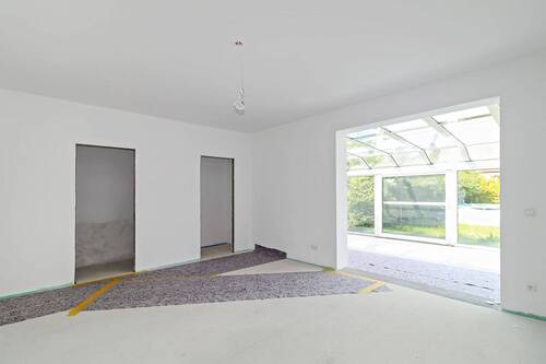 Wohnzimmer - Doppelhaushälfte mit 87,80 m² in Blankenfelde-Mahlow zum Kaufen