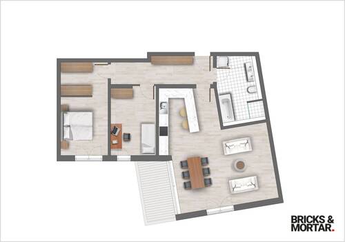 Oblatterwall Wohnung 4 (Visualisierung) - 