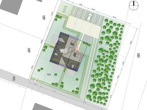 Neubauvorschlag mit 1 Dauerwohnung und 2 Ferienwohnungen - 