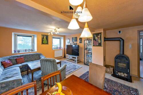 Sie haben die Wahl - in den Fernseher - oder ins Feuer gucken... - 