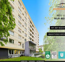 ÜBERFLIEGER: Bezugsfreie Eigentumswohnung mit 2 Loggien und Garage in Karlsruher Südweststadt