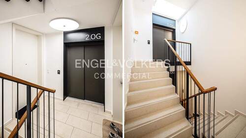 Treppenhaus mit Aufzug - Einfamilienhaus in Berlin zum Kaufen