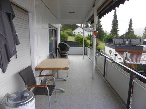 Balkon im Erdgeschoss - 