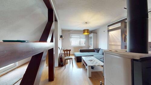 Wohnzimmer - 4 Zimmer Einfamilienhaus in Tettau