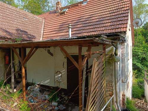 Hinterausgang - Einfamilienhaus mit 120,00 m&sup2; in Reinsberg zum Kaufen