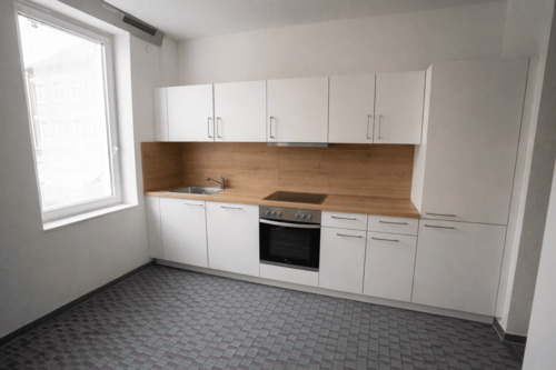 Küche - 2 Zimmer Etagenwohnung zur Miete in Tuttlingen
