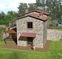 Seggiano ! Bebaubares Grundstück in Panoramalage mit Olivenhain und Weinberg I Immobilie Toskana