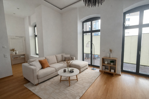 Wohnzimmer - 2 Zimmer Etagenwohnung in Leipzig