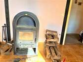 Kaminofen im Wohnzimmer EG - 