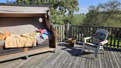 Balkon mit Strandkorb - 
