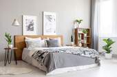 Ein gemütliches Schlafzimmer für erholsame Nächte. - 3 Zimmer Etagenwohnung in Lippstadt