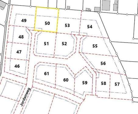 Grundstücksplan_Nr 50 - Baugrundstück in Schortens-Heidmühle