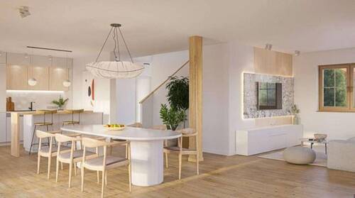 Wohn- Essbereich - 5 Zimmer Einfamilienhaus in Rohrdorf/Achenmühle