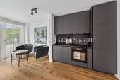 Küche - MÖBLIERTES STUDIO MIT BALKON - 1.300,00 EUR Kaltmiete, ca.  50,00 m² Wohnfläche